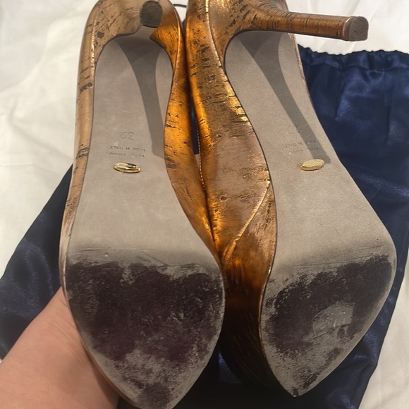 Sergio Rossi platform peep toe heels - Picture 4 of 4